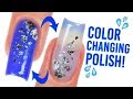 Color CHANGING Polish! with REAL 24K Gold &amp; Silver Flakes!