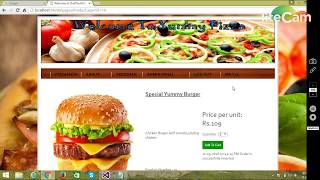 Online Pizza Shop Project in c# .net