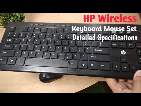 HP Wireless Keyboard Mouse Set | Full Detailed Specification