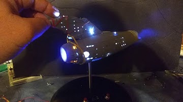 AMT 1/537 USS Enterprise - PT:1 (Preliminary Light Test)