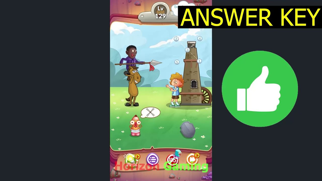 Troll Pencil: Brain Challenge LEVEL 129 - Gameplay Walkthrough Android IOS