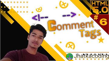 Html comments tags in hindi or urdu | learn comments mobile se sikhege | 2021 |#6