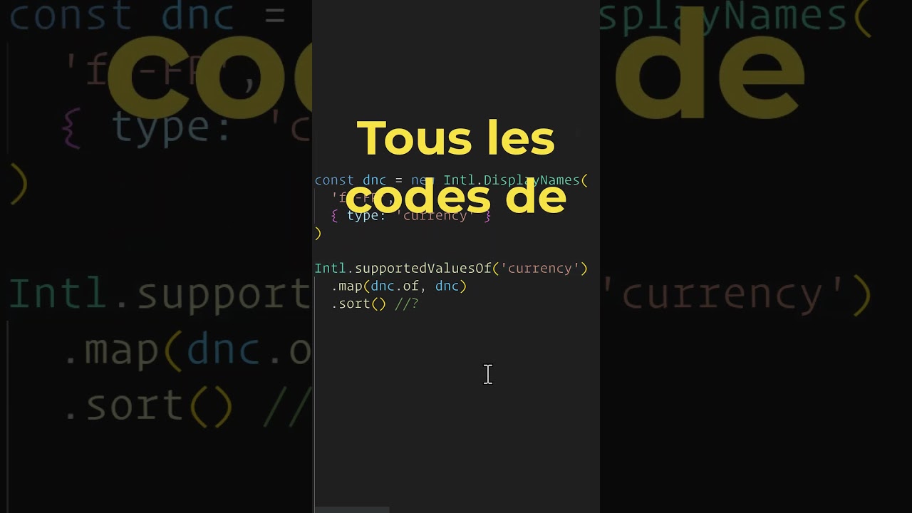 JS : l'astuce de fou pour des listes de noms internationalisés !