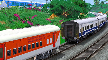 LHB SLR PARCEL VAN COUPLING JANSHATABDI | BUMPY RAILROAD | Train Simulator | Railworks | NTG GAMING
