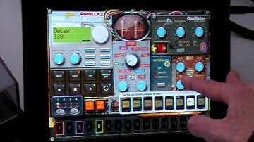 Gorillaz Korg  iElectribe For iPad - Review Demo