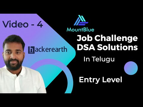 Staircase DSA Solution Explained | MountBlue Job Challenge | HackerRank | Video Series