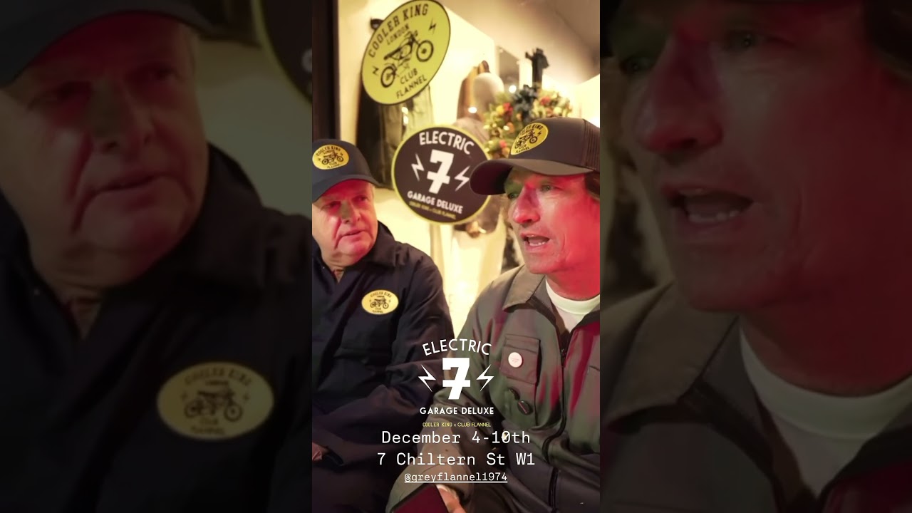 We’re at Grey Flannel this week at 7 Chiltern St, London W1 for our Cooler King x Club Flannel event