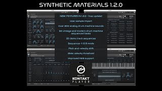 SYNTHETIC MATERIALS 1.2.0 Update - 4 Track Demos