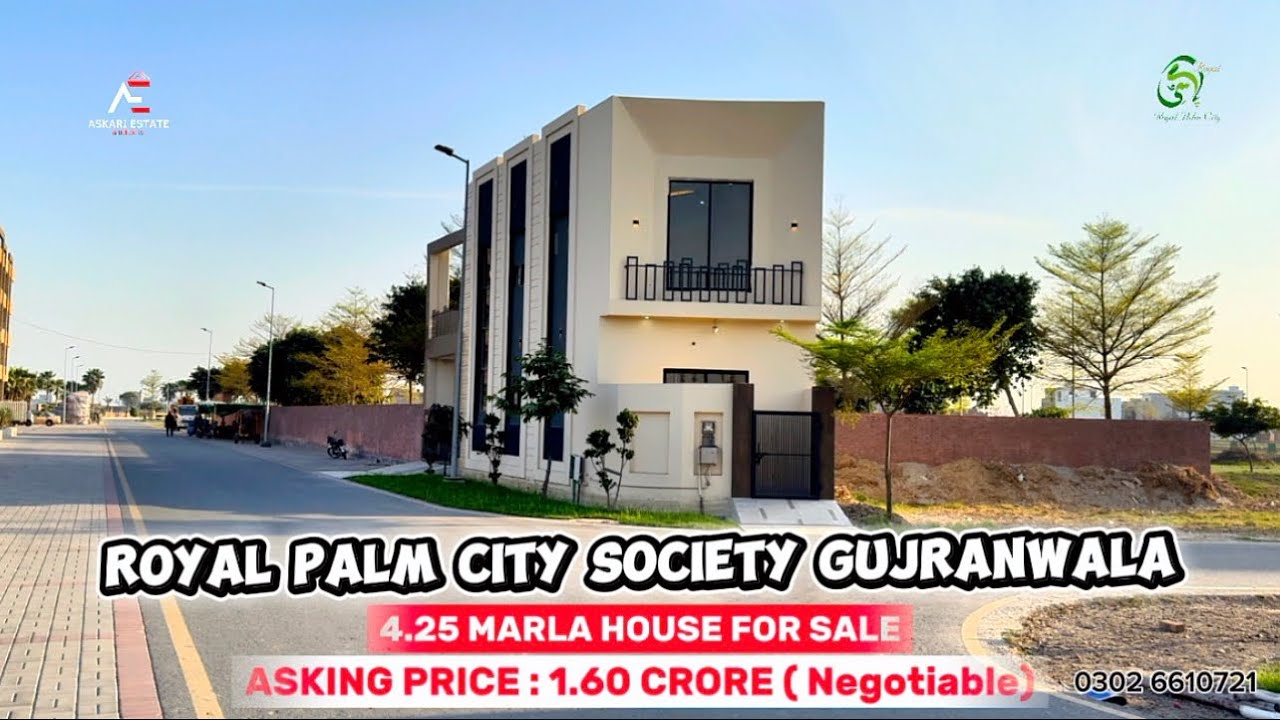 Watch Complete Video| 4.25 Marla House For Sale In Royal Palm City Gujranwala| #houseforsale #viral 