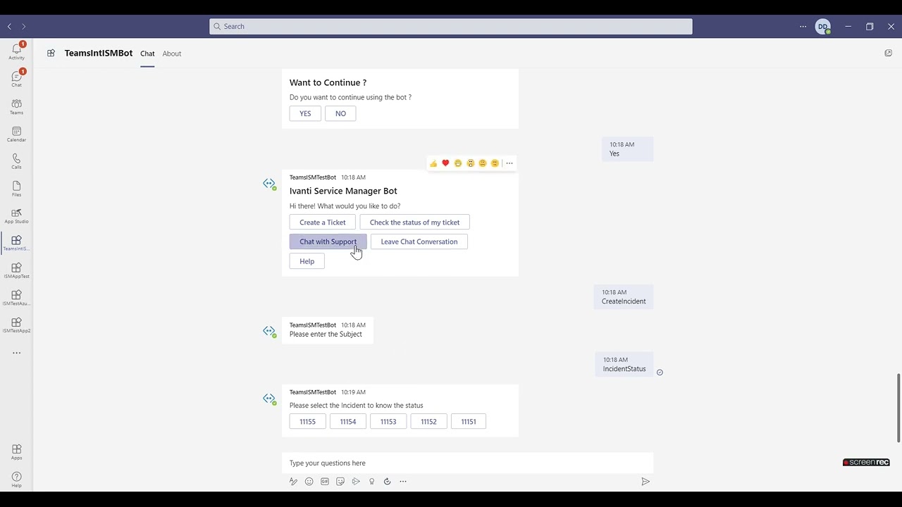 Ivanti Neurons for ITSM & ITAM - MS Teams Integration 2021.2 - YouTube