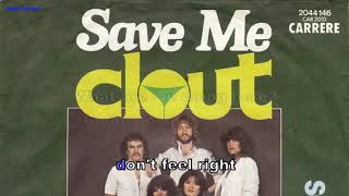 Clout - Save me (Instrumental, BV, Lyrics, Karaoke)