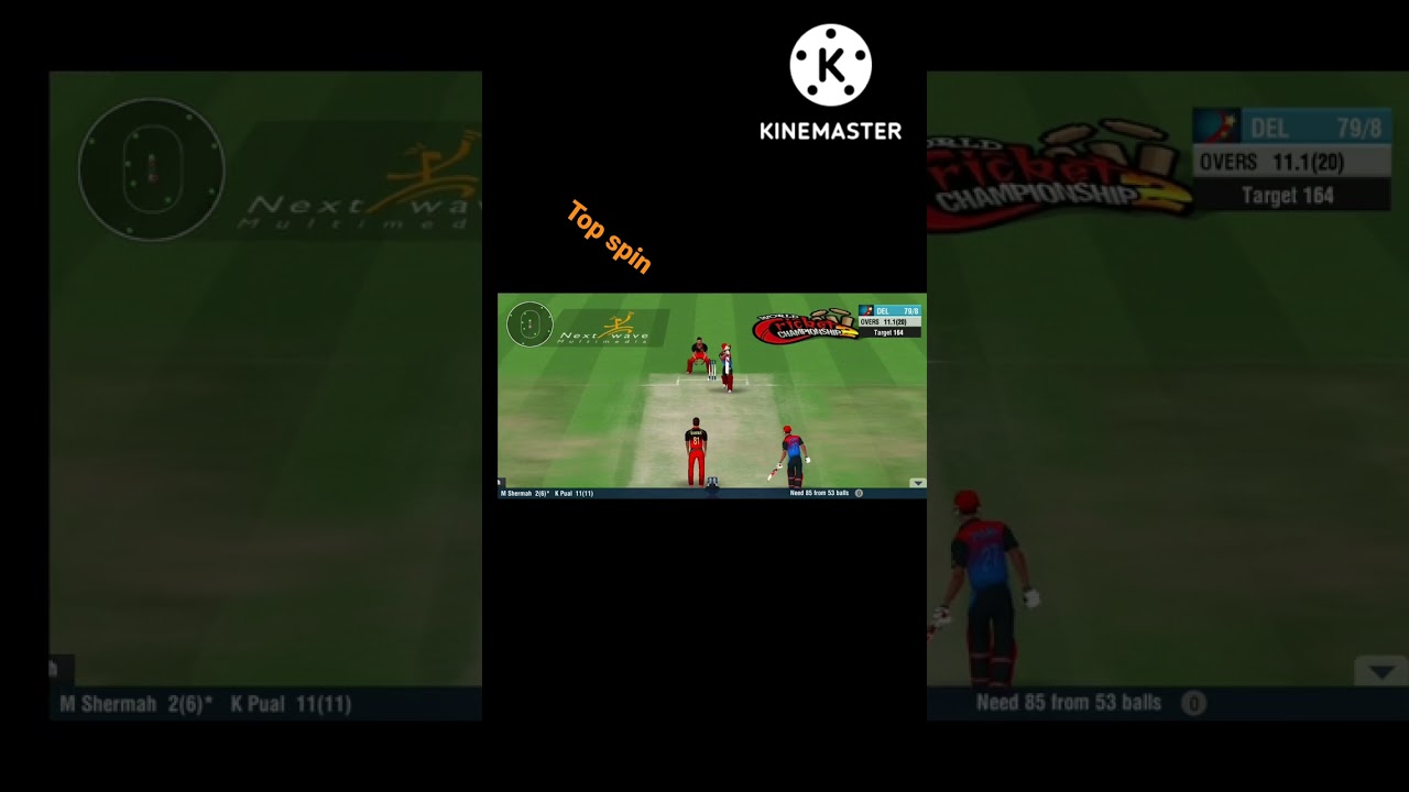 washington sundar top spin in wcc2 