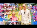 Sofia bought a lot of different toys in the BiG shop | Funny Vlog day!