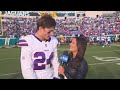 Cole Bishop breaks down his late interception to seal the Bills' playoff win against the Jaguars