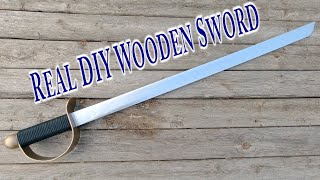 How to Make the Best Wooden Saber Sword for Under $10 Easy Tutorial