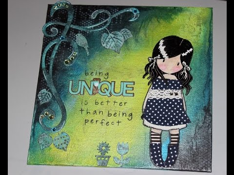 Mixed Media Gorjuss Mona´s Kreativwerkstatt