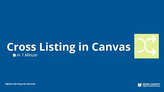 Canvas Minute Crosslisting