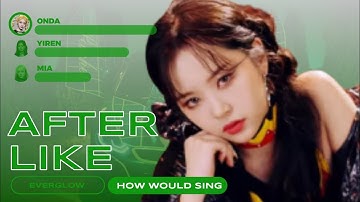 How Would EVERGLOW Sing AFTER LIKE [IVE]LINE DISTRIBUTION