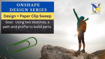 Onshape Sweep Paper Clip