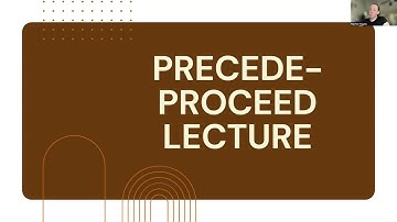 CPH 4446/ HEP 5546: PRECEDE-PROCEED Lecture