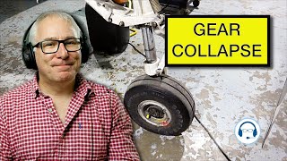 You won't believe what caused a PA28 gear to collapse!