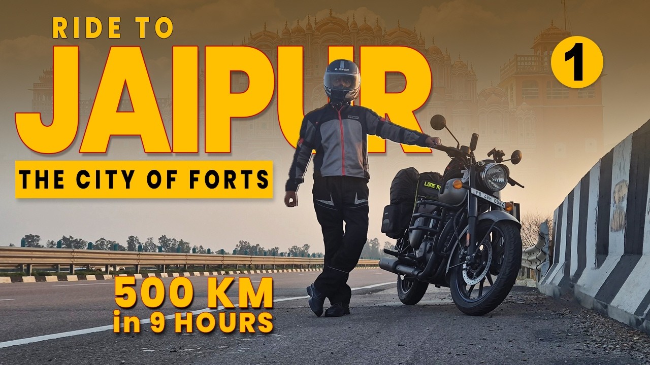 Ride to Jaipur | Day - 1 | Solo Bike Ride | Punjab to Rajasthan