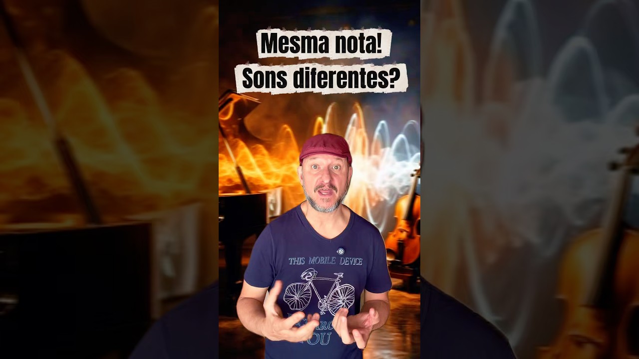 A mesma nota com sons diferentes?