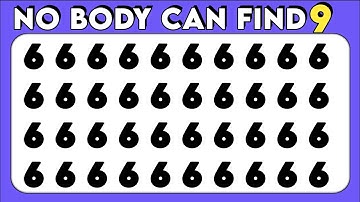 Find The Odd One Out | Test Your Observation Skills Challenge 👀 | Number and Letter Edition.