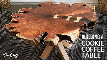 How I Transformed a Slab into a GORGEOUS Live Edge Coffee Table!