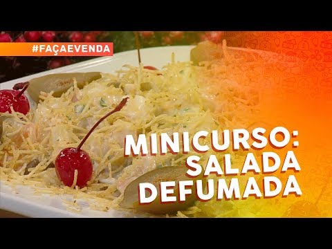 Vídeo: Como Fazer Salada Defumada