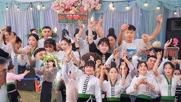 DANCE CHỊ EM GÁI BẢN NHẢY MỪNG HẠNH PHÚC [NGỌC THUẬN_VĂN THOẠI ] TẠI BẢN LỐM PÈ-XÃ BÌNH THUẬN