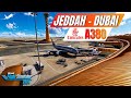 MSFS 2024 Live | Flying Emirates Airbus A380 | Group Flight - Jeddah To Dubai | VATSIM