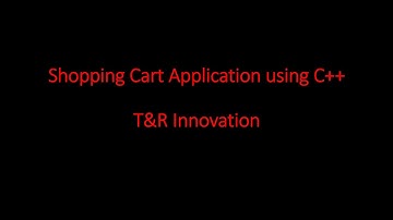 C++ Program: Shopping Cart Solution