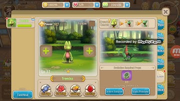 Evolution of Treecko to Grovyle