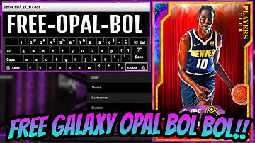 *FREE* GALAXY OPAL BOL BOL!! NEW PLAYERS CLUB LOCKER CODE!!