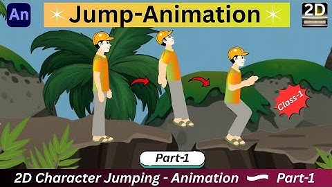 Jump Animation/2d character animation/adobe animate tutorial/Adobe animate cc tutorial in hindi 2025