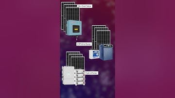 ON grid vs off grid vs Hybrid solar system | Solar panels for home | Solar system project
