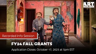 2023 A.R.T./New York Fall Grants Application Info Session