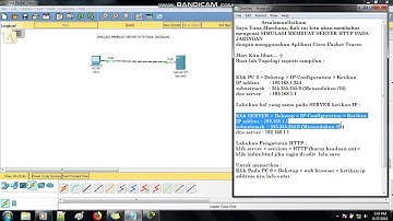 SIMULASI MEMBUAT HTTP SERVER PADA JARINGAN