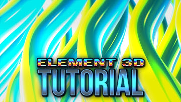 Abstract Animation in Element 3D | After Effects Tutorial Background #243
