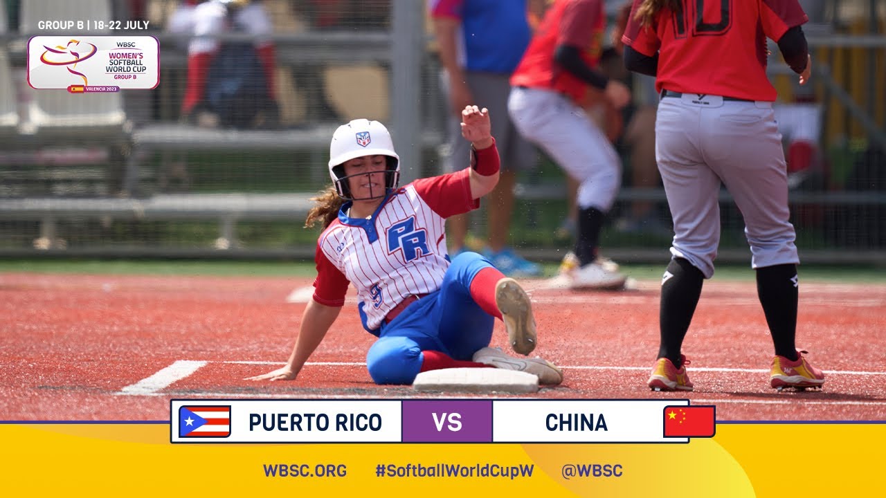 HIGHLIGHTS - Puerto Rico vs China – WBSC Women’s Softball World Cup