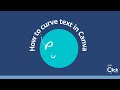 Curved Text in Canva