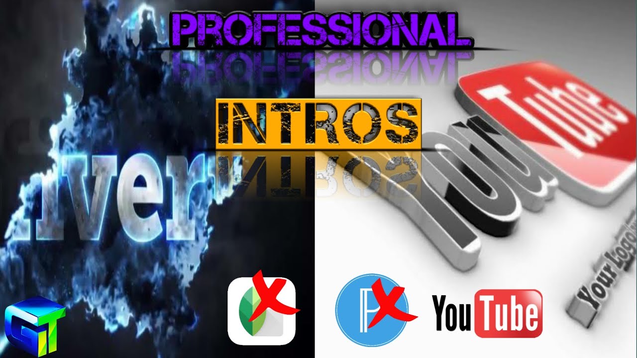 How to make professional intro on android | Intro like Technical Guruji ...