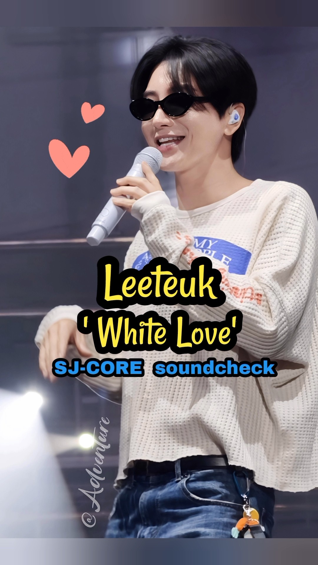 Leeteuk during “White Love” at SJ-CORE Soundcheck 😘 - YouTube