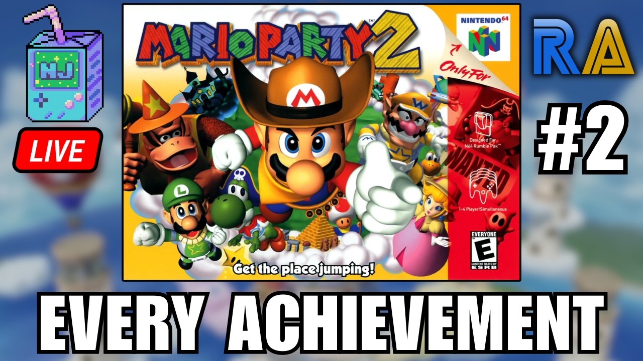 Getting EVERY ACHIEVEMENT In Mario Party 2! | Retro Achievements