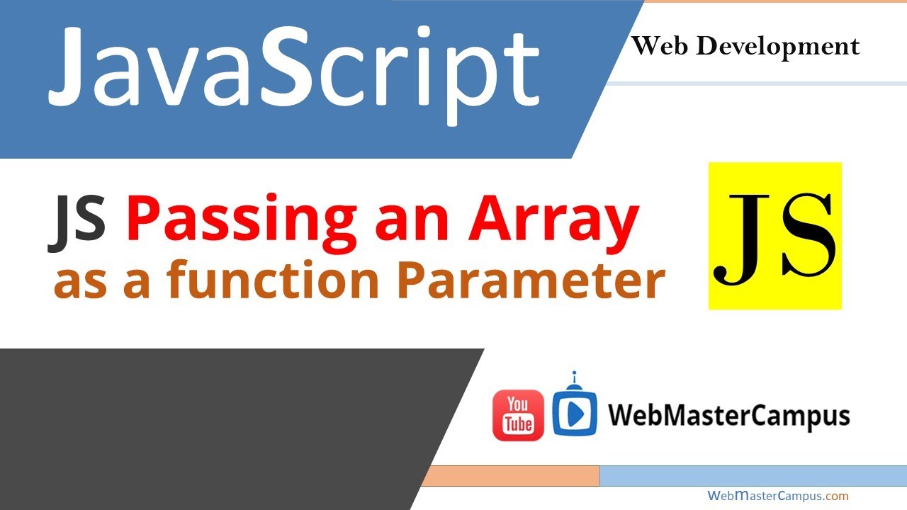 Array As Parameter Javascript