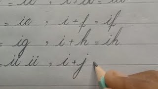 Cursive Letters Lesson 9||How To Write Cursive Letters||beautiful Handwriting @ArtWithBaig