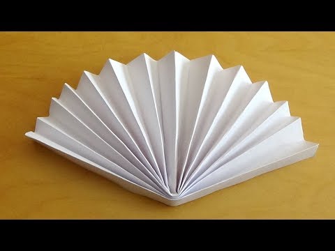 Video: Cómo Hacer Un Abanico De Papel