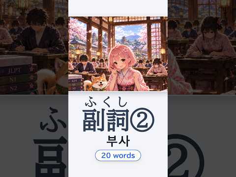 副詞② — Japanese vocabulary