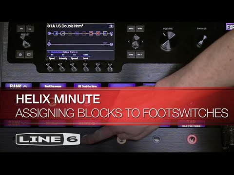 Helix Minute: Assigning blocks to Footswitches